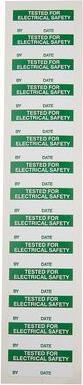 Image du produit RS PRO Etiquette TESTED FOR ELEC SAFETY