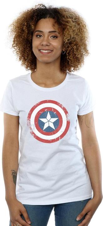 Produktbild Captain America Civil War Distressed Shield TShirt (L)