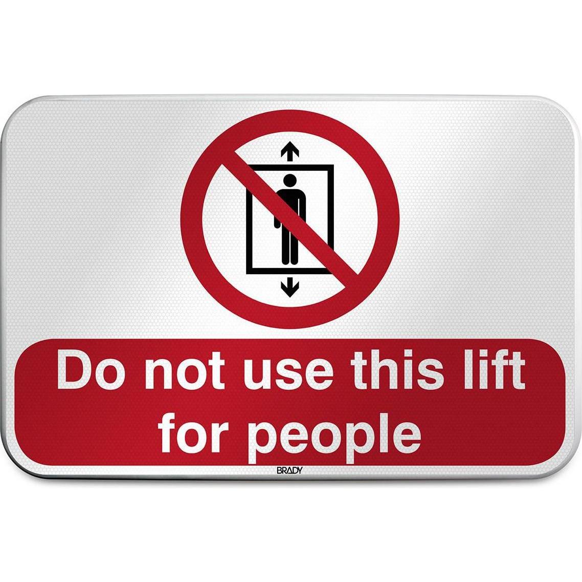Brady, Sicherheitskennzeichnung, ISO Safety Sign - Do not use