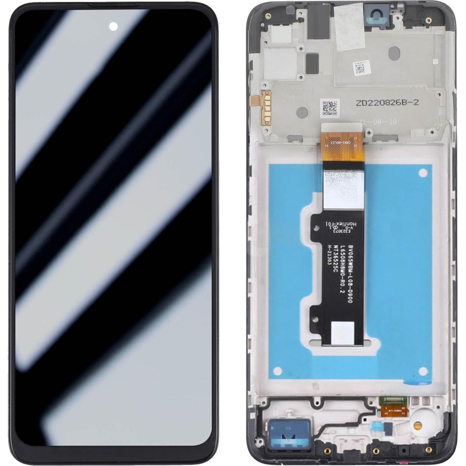 Motorola 5D68C19697 Ersatzteil Bildschirm + Touchscreen (Inkl. Gehäuse) (Motorola Moto E30), Mobilgerät Ersatzteile, Gra...