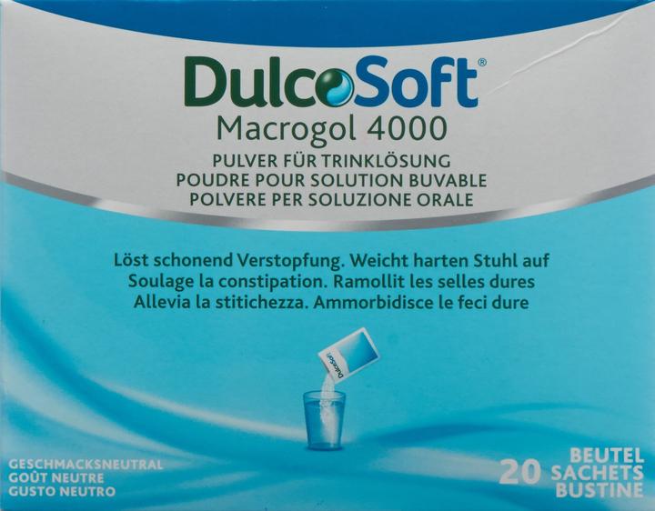 Immagine prodotto DulcoSoft Macrogol 4000 (20 Pezzo/i, Bustina, 200 g)