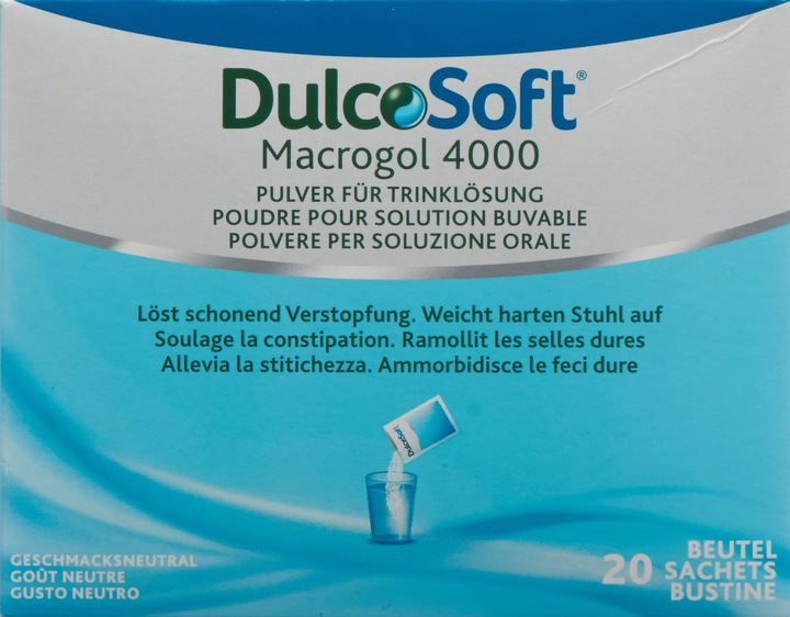 Produktbild DulcoSoft Macrogol 4000 (20 Stück, Beutel, 200 g)