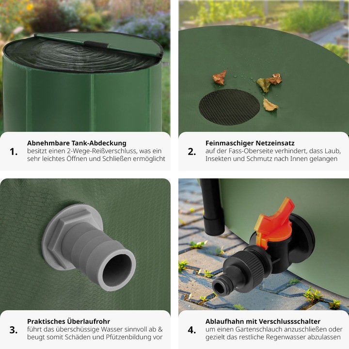 Produktbild tectake Regenwassertank (250 l)