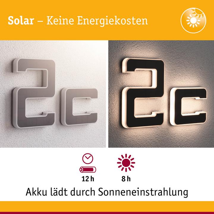 Image du produit Paulmann Luminaires Solar lettre c (20 lm, IP44)