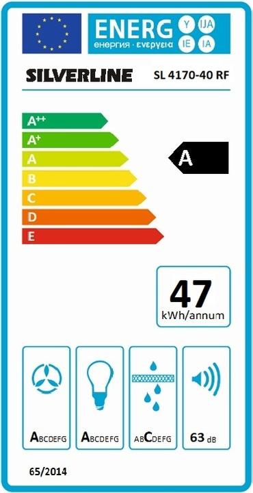 Energie-Label Silverline Mert Ada (Inselhaube)