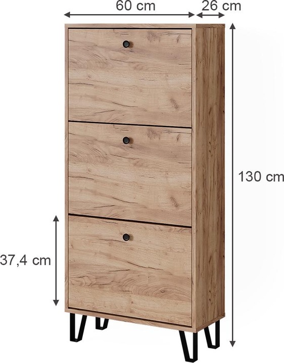Produktbild Vicco Siri (60 x 26 x 130 cm)