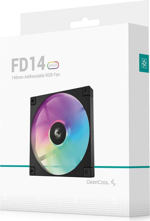Immagine prodotto Deepcool FD14 140x140x25 ARGB bk (140 mm, 1x)