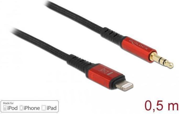 Produktbild Delock 86586 Audio-Kabel Lightning (0.50 m, Lightning)