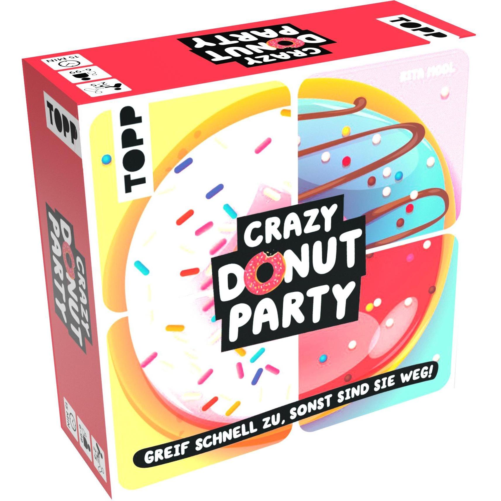 Frech Crazy Donut Party. Greif schnell zu, sonst sind sie weg! (Deutsch)