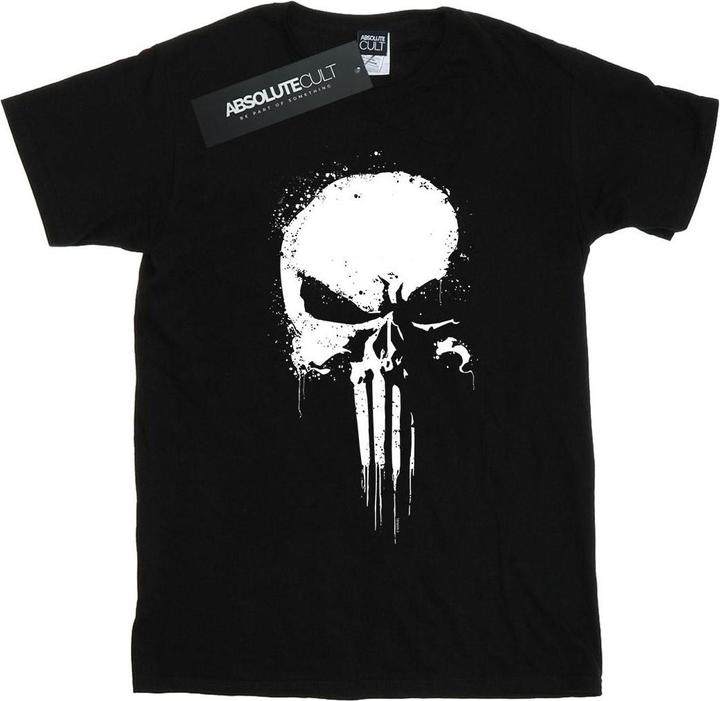 The Punisher Spray Skull TShirt Mädchen (140, 146)