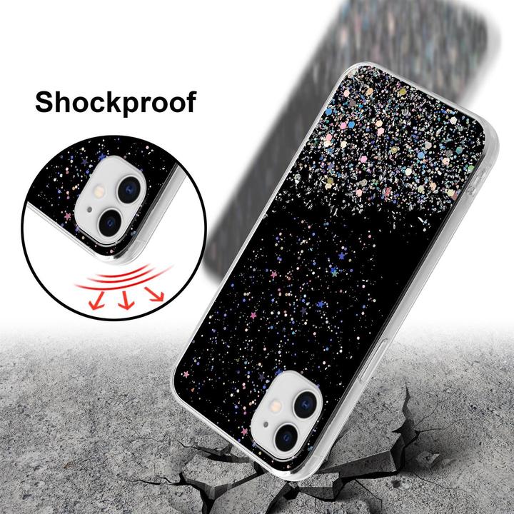Actual product image Cadorabo TPU cover sparkling glitter (Apple iPhone 11 Pro Max)