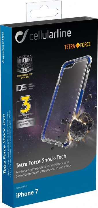 Actual product image Cellularline Tetraforce Shock-Tech (Apple iPhone 7)