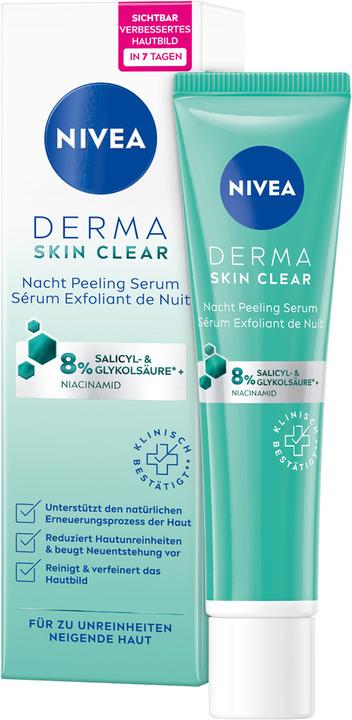 Actual product image NIVEA DUPLIKAT Derma Skin Clear Night Peeling (40 ml)