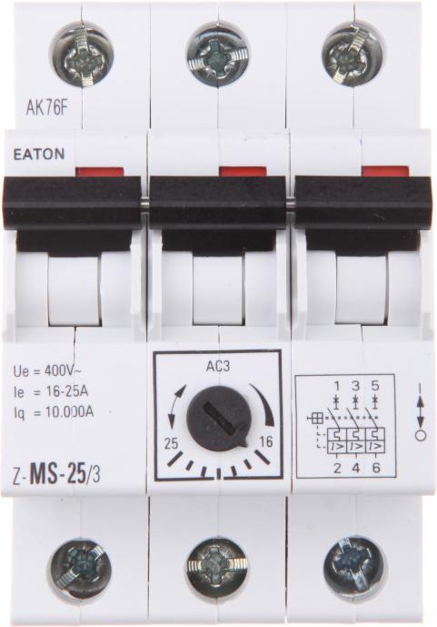 Produktbild Eaton Motorschutzschalter, 16-25 A, 3p 248413