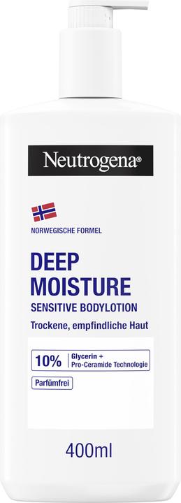 Neutrogena Deep Moisture Bodylotion Sensitive (Körpercreme, 400 ml)