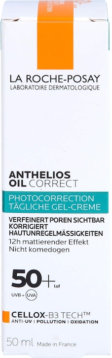 Immagine prodotto La Roche Posay Anthelios Oil Correct Crème spf50+ 50ml (Crema solare viso, SPF 50+, 50 ml, 94 g)