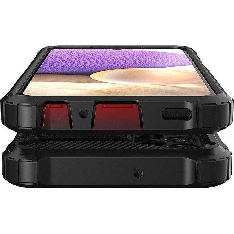 Thumbnail - Hurtel Hybrid Armor Case Tough Rugged Cover for Samsung Galaxy A73 black (Samsung Galaxy A73 5G), Smartphone Hülle, Schw...