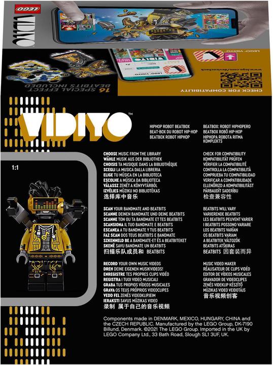 Actual product image LEGO HipHop Robot BeatBox (43107, LEGO Vidiyo)