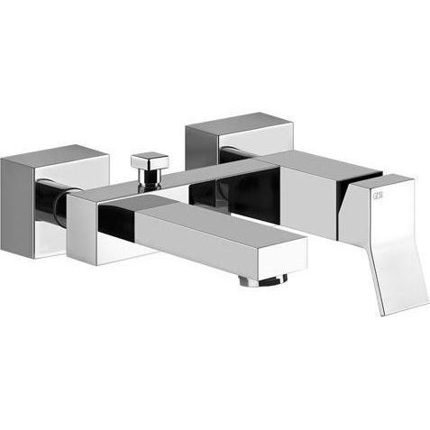 Gessi, Badarmatur, Rettangolo K, Wannen-Armatur Aufputz-Montage, automatische Umstellung Wanne/Brause, 53013