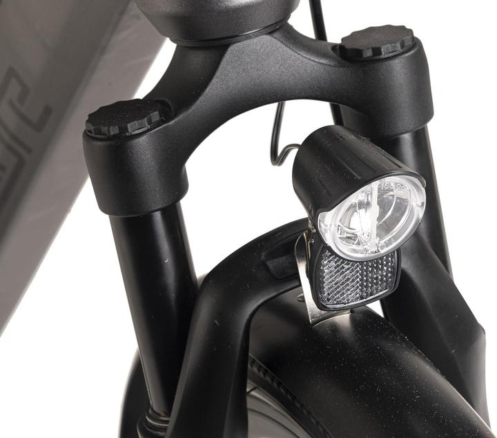 Produktbild Adore E-Citybike 28" Alu Cityfahrrad CV-190 Heckmotor 45NM / 12,8Ah Anthrazit matt (53 cm)