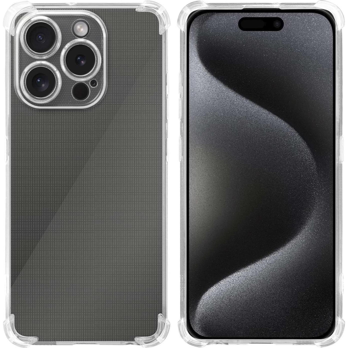 Cadorabo TPU Hülle für Apple iPhone 15 PRO MAX Ultra Slim (Apple iPhone 15 Pro Max), Smartphone Hülle, Transparent