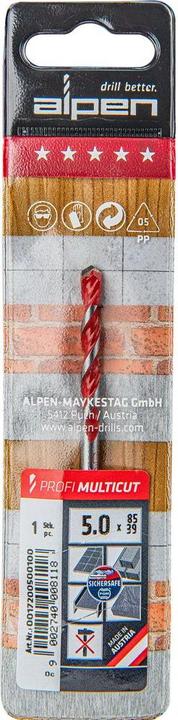 Actual product image Alpen Mehrzweckbohrer (5 mm)