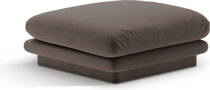 Image du produit Micadoni Pouf, "Torino", 1 Place, 80x80x41 Fabriqué en Europe (Tabouret de canapé)