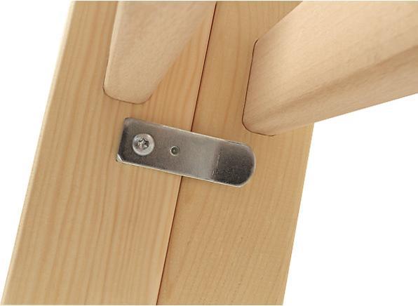 Image du produit kaiserkraft Escabeau en bois (Échelle deux plans, 95 cm)