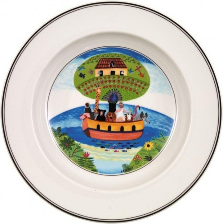 Actual product image Villeroy & Boch Soup Plate Noah's Ark Design Naif (1 x, 21 cm)