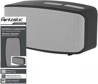 Produktbild fontastic Essential Swing Bluetooth Speaker mit integriertem Radio und Freisprecheinrichtung schwarz