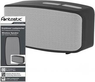 Actual product image fontastic Essential Swing Bluetooth Speaker with Integrated Radio and Handsfree Black