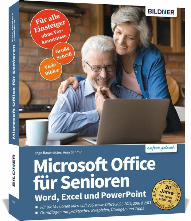 Microsoft Office für Senioren - Word, Excel und PowerPoint (Allemand, Inge Baumeister, Anja Schmid, 2023)