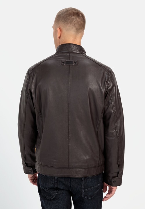 Produktbild Camel Active Lederjacke mit Stehkragen (48)