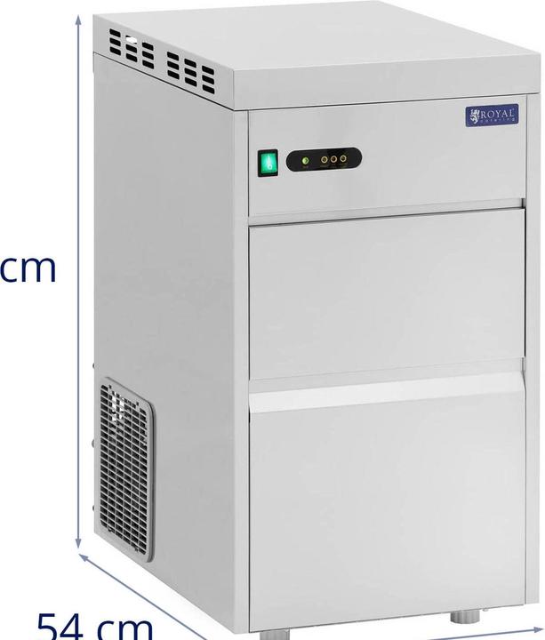 Produktbild Royal Catering Scherbeneismaschine 50 kg/ 24 h Flockeneismaschine Scherbeneisbereiter 10 kg