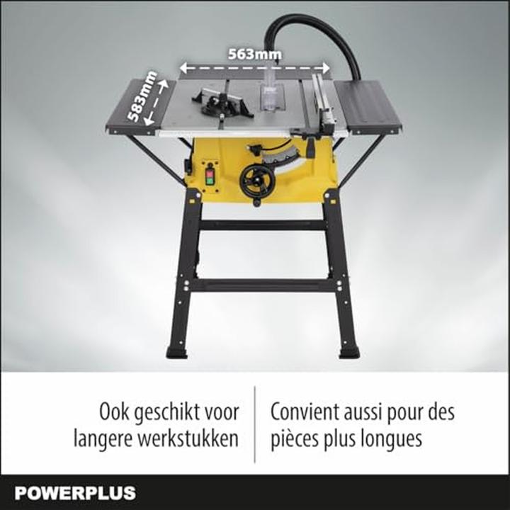 Actual product image Powerplus Tischkreissäge 2000W Ø 250mm - 1 Acc.