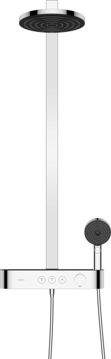hansgrohe Showerpipe 260 2jet mit ShowerTablet Select 400 : Farbe - Chrom