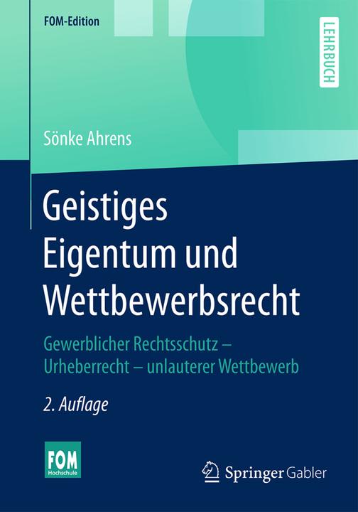 Energie-Label Geistiges Eigentum und Wettbewerbsrecht (Deutsch, Sönke Ahrens, 2016)