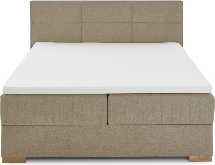 Actual product image Meise Möbel Tambo box-spring bed incl. bed base with Bonnell spring core box fabric Nordic (180 x 200 cm)