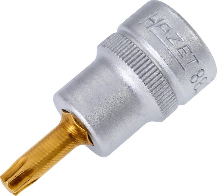 Actual product image HAZET Screwdriver socket ∙ TORX 8802-T27 ∙ Square, hollow 10 mm (3/8 inch) ∙ Inside TORX profile …