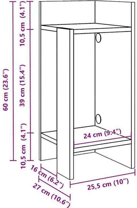 Image du produit vidaXL Beistelltisch
