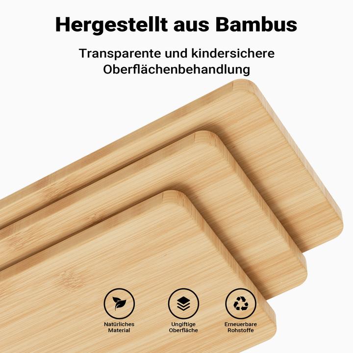 Produktbild Wiltec Kinderstuhl Lernturm 57x46x90cm Bambus Lernstuhl Kinder Stehstuhl (57 x 46 x 90 cm)