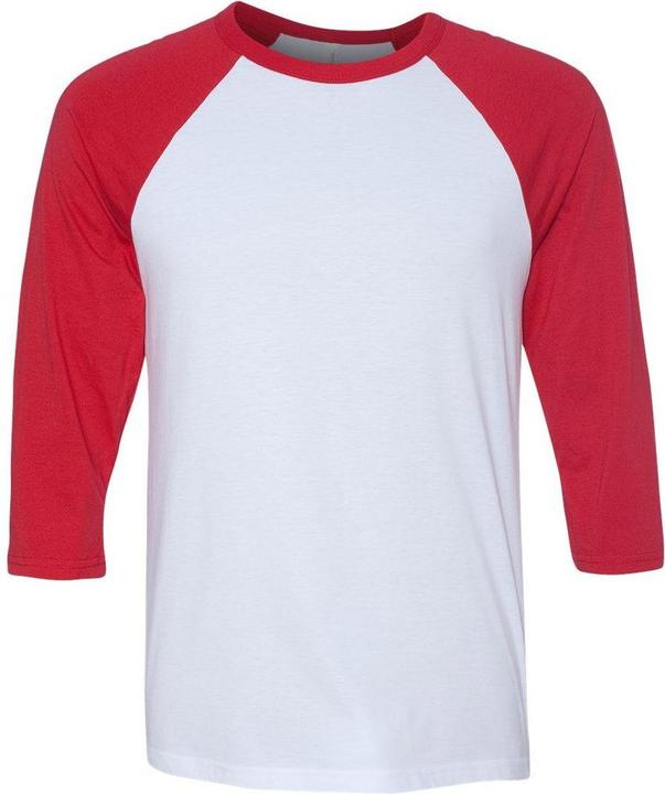 Bella Canvas DreiviertelÄrmel Baseball Tee (XS)