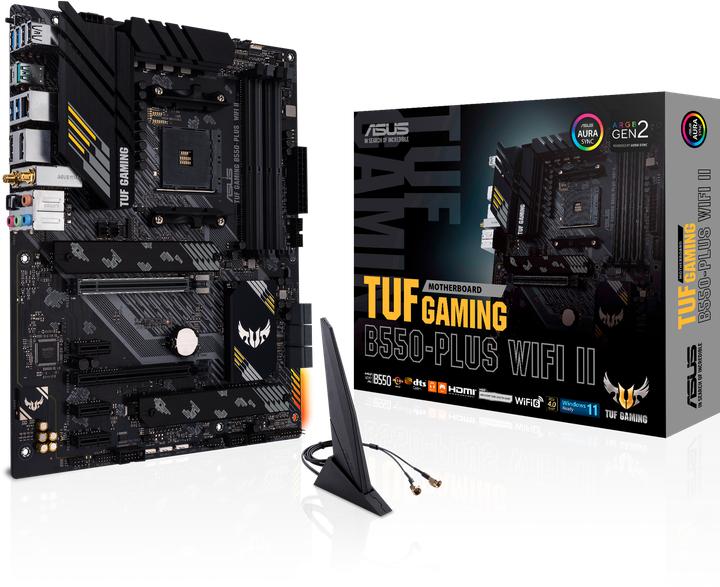 Productafbeelding ASUS TUF GAMING B550-PLUS WIFI II (AM4, AMD B550, ATX)