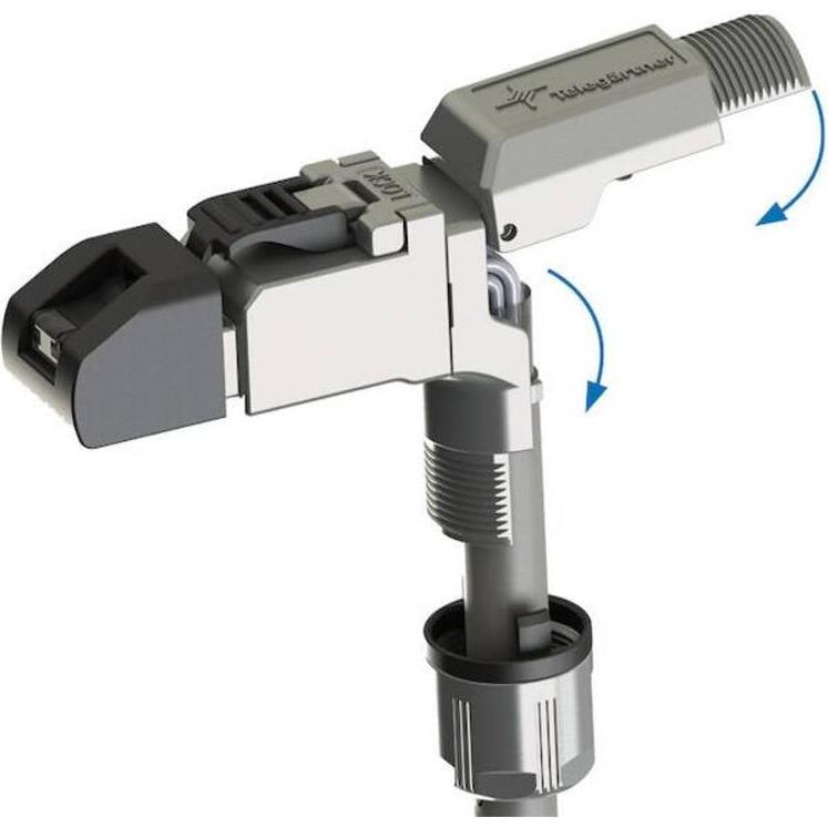 Thumbnail - Telegärtner, Zange, RJ45 Stecker gewinkelt, feldkonfektionierbar (38 mm)