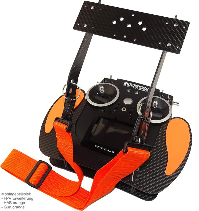 Produktbild AHLtec Senderpult Multiplex Cockpit SX7, SX9 & SX12 in Carbon