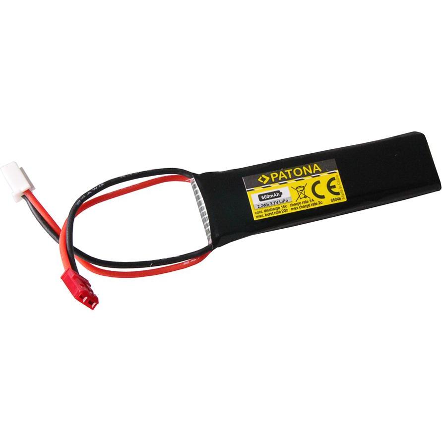 Patona Batteria RC 3.7V 600mAh JST Li-Polymer per UDI RC U818A 3D UFO (3.70 V, 600 mAh)