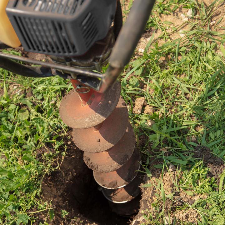 Actual product image Wiltec Ground Drill for 2 People with 63.3 cc 3HP 2.2 kW and Ø200 mm Auger