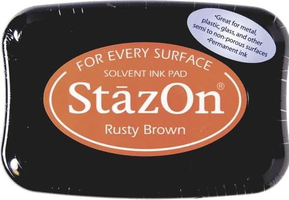 Tsukineko StazOn Inkpad Rusty Brown