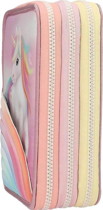 Image du produit Depesche Ylvi 3-Fach Federtasche Farbwolke inkl. Stifte