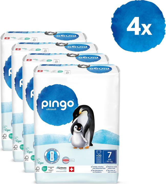 Immagine prodotto Pingo Ökowindeln (Dimensione 7, Box mezzo mese, 30 Pezzo/i)